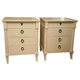 1940s CLASSICAL BAKER CABINETS NIGHTSTANDS TABLES