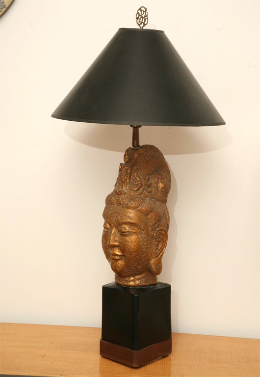 buddha head lamp