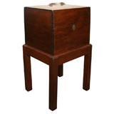 American, Walnut Dome Top Document Box on Stand