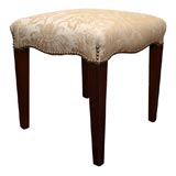 English, Georgian mahogany stool