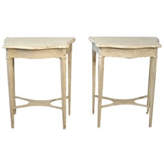 Pair of Late Gustavian Side Tables