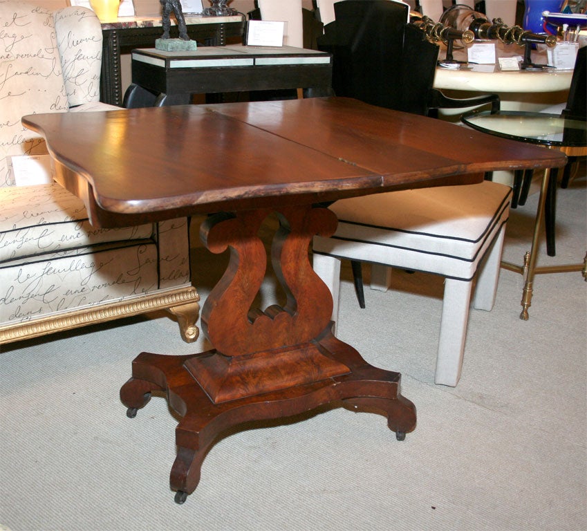 A Regency tea table