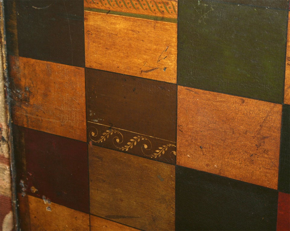 Arte popolare Tavola campione del fabbricante di insegne Folk Art in vernice originale in vendita