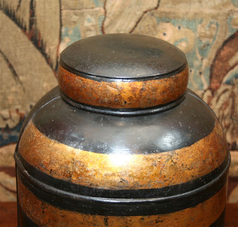 19th c. English Shop Display Tea Canister 1