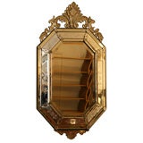 Antique A  large Ventian mirror