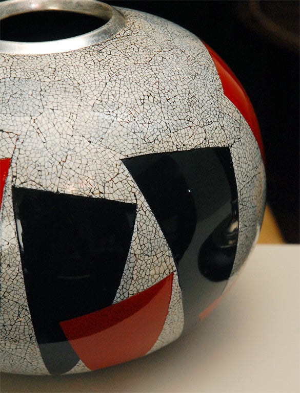 Vase in the style of Jean Dunand 1
