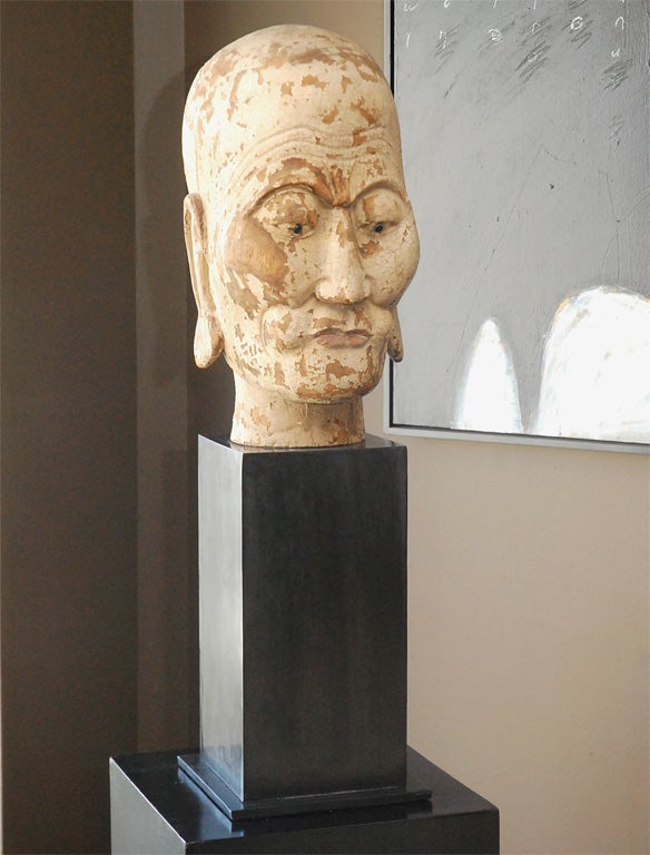 Head of Buddhist Monk