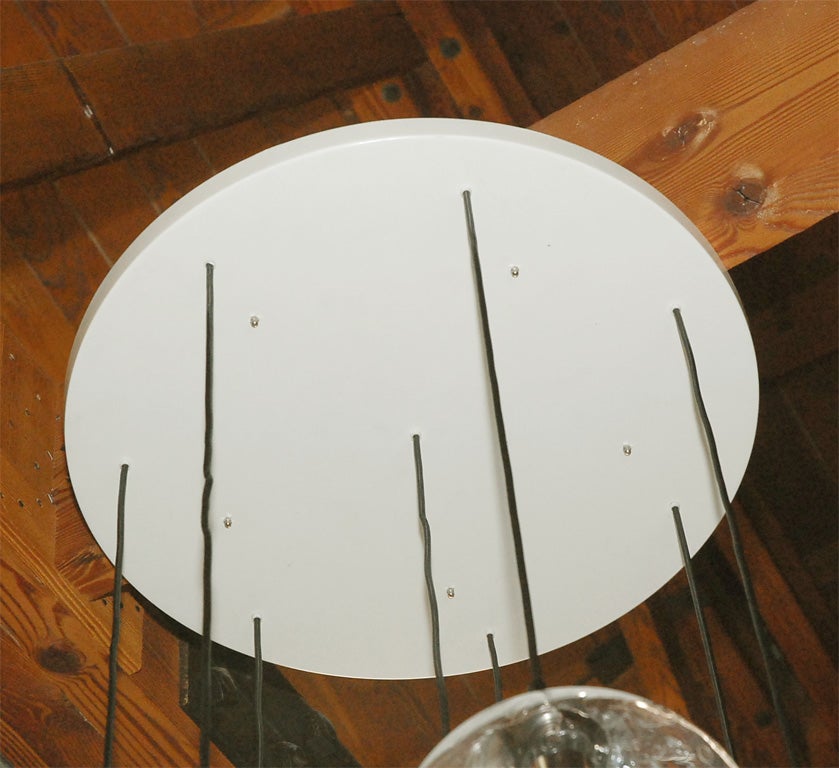 Raak 8 Glass Bulb Pendant Chandelier 4