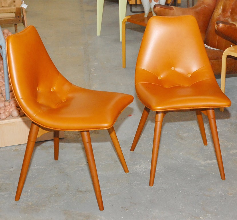 Pair of chairs in the style of Grant Featherston D350 Chairs