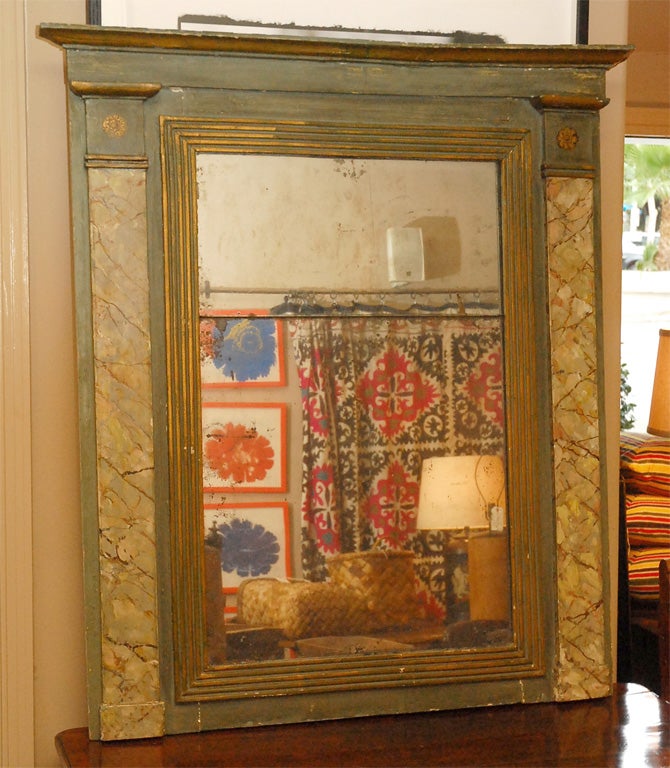 French Trumeau Mirror from Toulouse For Sale 3