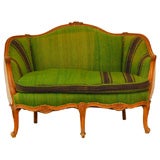 20th Century American Settee upholstered in a Moroccan Rug