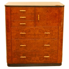Norman Bel Geddes Metal Dresser w/ original bakelite pulls.
