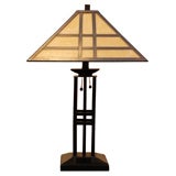 SINGLE ARTS & CRAFTS STYLE TABLE LAMP