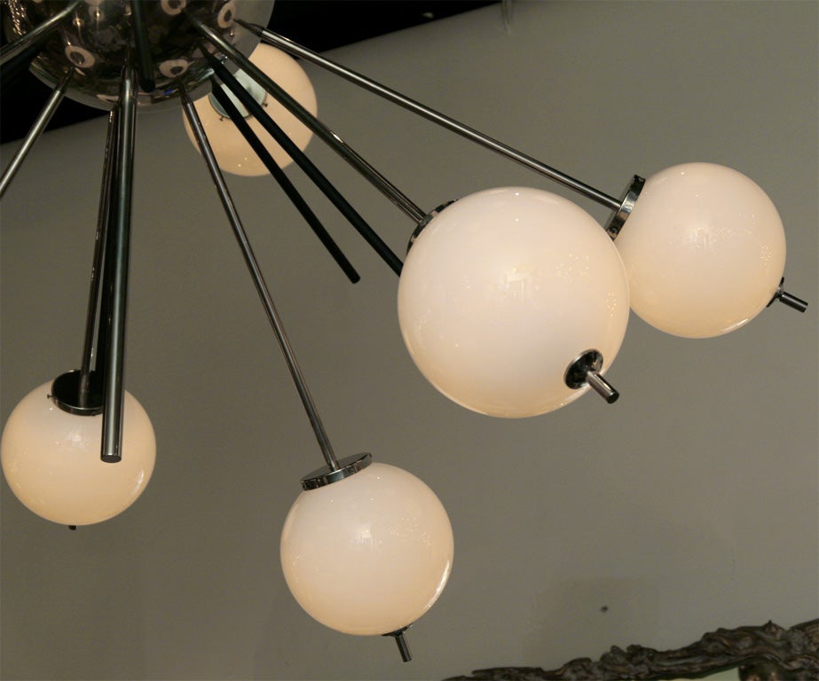 Sixteen-arm Chandelier by Gino Sarfatti, Italian 1950s 2