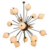 Sixteen-arm Chandelier by Gino Sarfatti, Italian 1950s