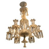 A Ten Light Neo-Greque Chandelier Attributed to Baccarat