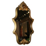 A Carved and Gilded Mirror