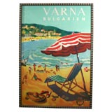 Bulgarian Varna Beach Resort Tourist Poster