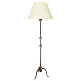 Modernist Style Floor Lamp in the style of Jacques Adnet