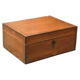 Antique English Inlaid Multiwood Box