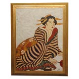 Lady in Kimono