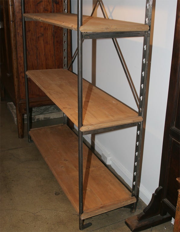 French Metal and Wood Bookcase 3