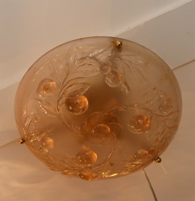 1930's french deco ceiling fixture 1