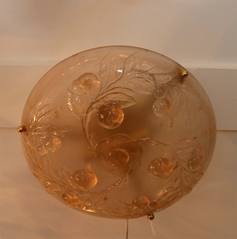 1930's french deco ceiling fixture 2