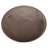 BLUE FRENCH DECO CEILING FIXTURE