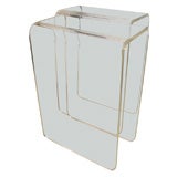 Pair of Lucite Pedestals