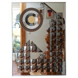 Mod Chrome Framed Mirror Collage