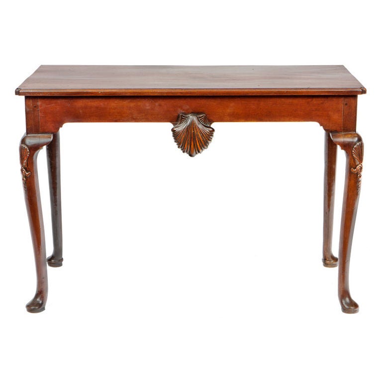 Irish Mahogany Console Table For Sale at 1stDibs