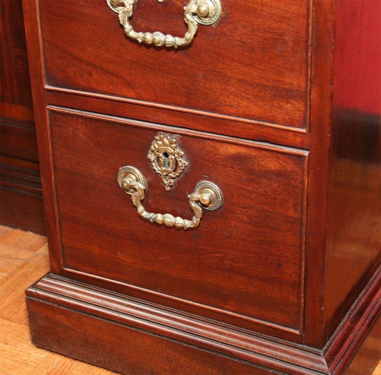 18th Century and Earlier An 18th Century Chippendale Bookcase Cabinet.