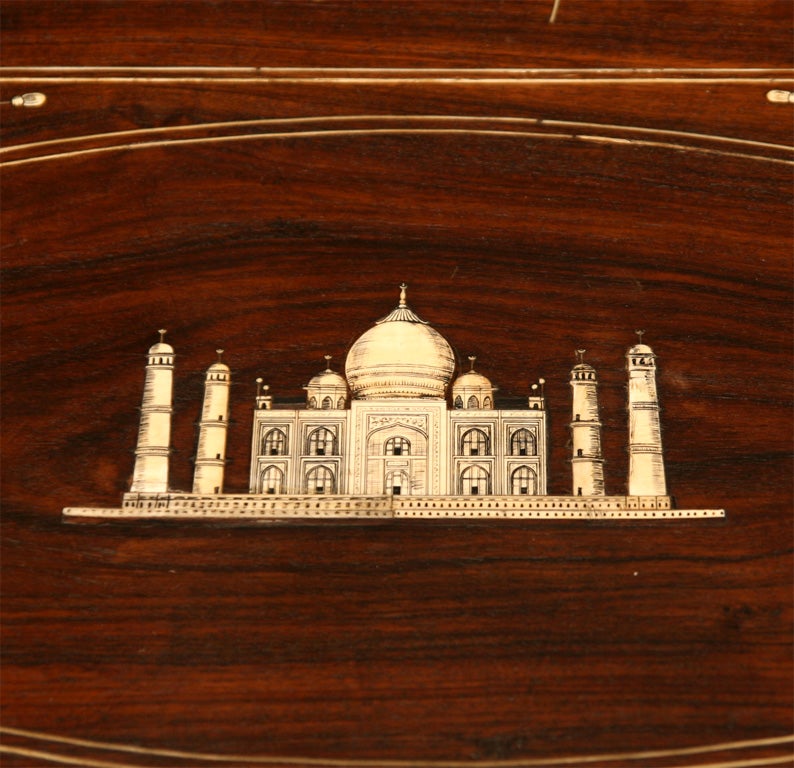 19th Century Anglo-Indian Ivory Inlaid Low Table 7