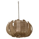 1960'S Globe Form Chandelier Attributed to Barovier e Toso