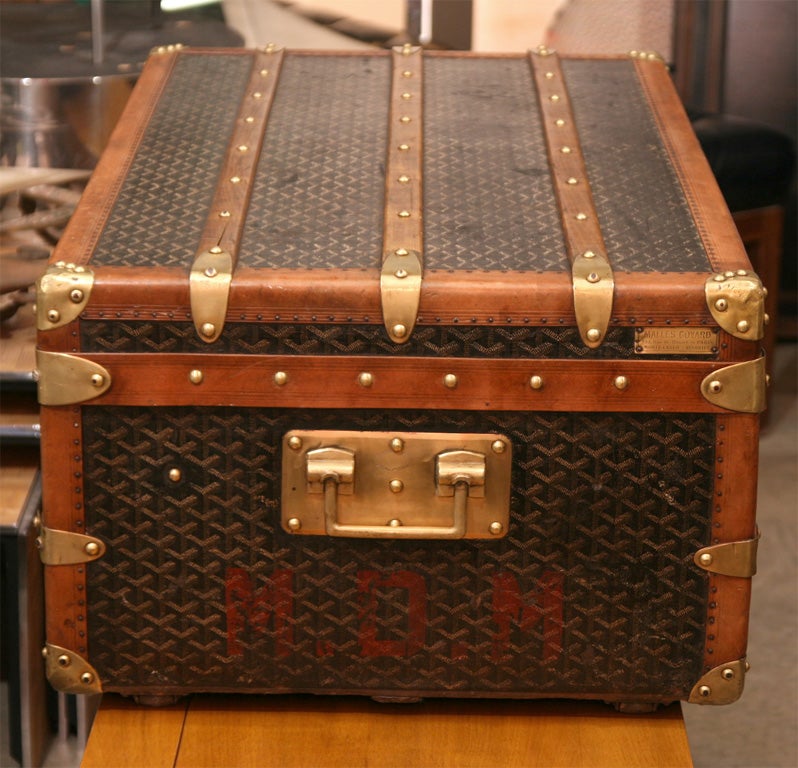 antique goyard trunk