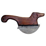 Carved Dog Herb Chopper