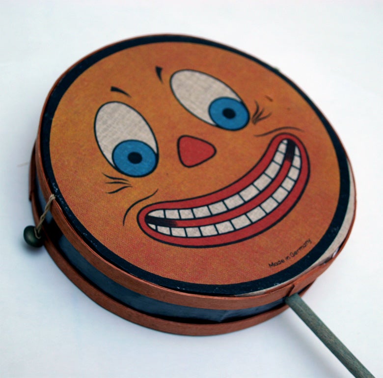 Vintage Halloween Tambourine Noisemaker