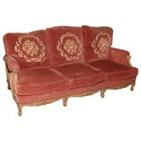 Vintage Louis XV Style Provincial Sofa