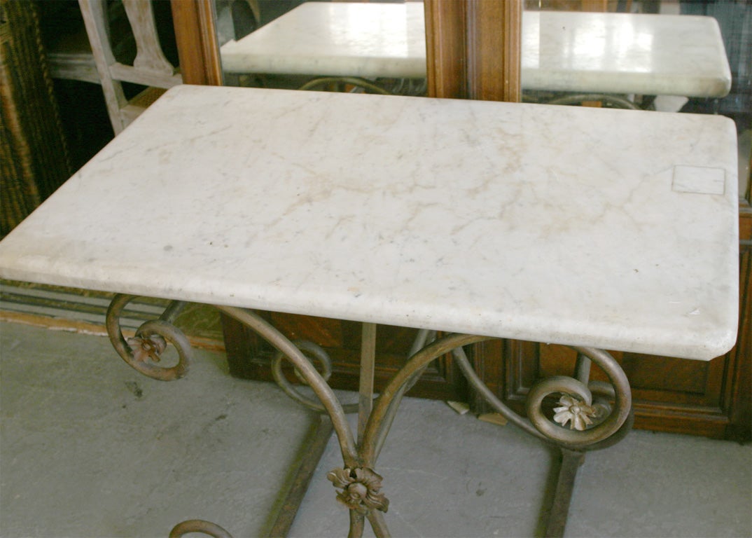 19th Century Antique French Baker's Table