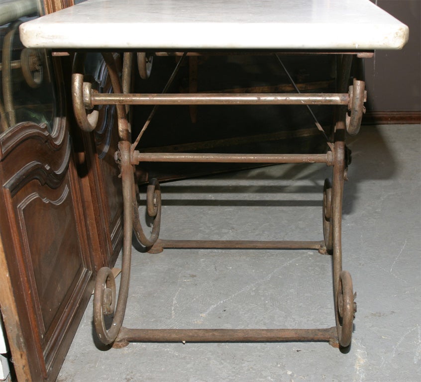 Antique French Baker's Table 1