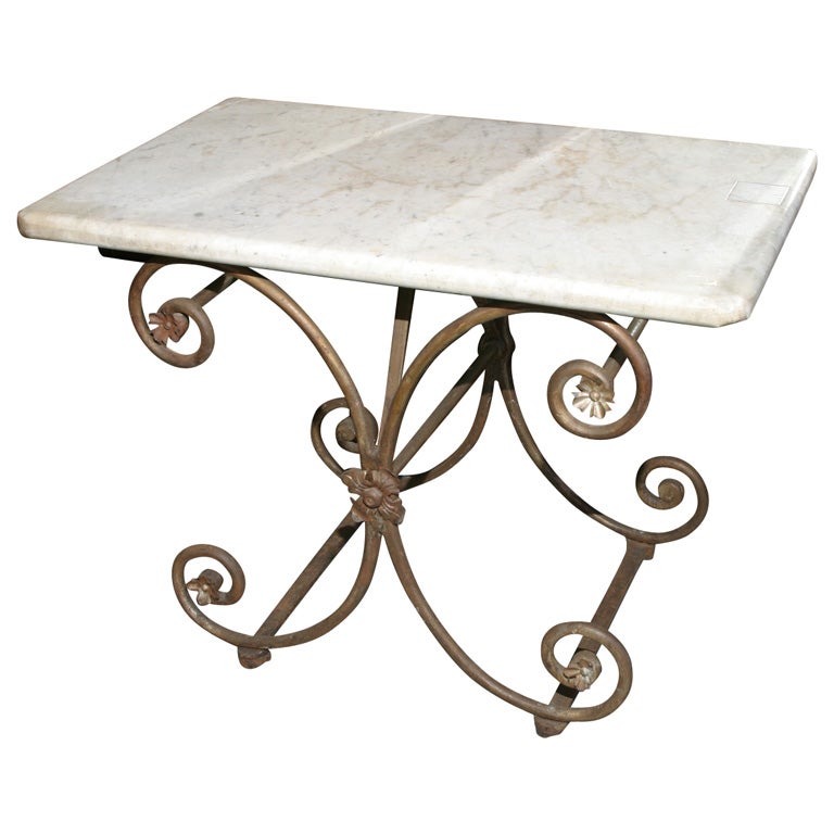 Antique French Baker's Table