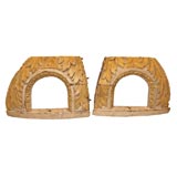 Pair of Polychrome Fragments