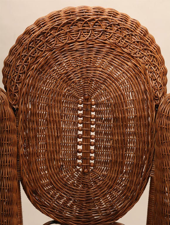 Reed HIGH STYLE VICTORIAN WICKER SIDE CHAIRS