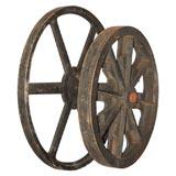 Antique Gigantic Wagon Wheels