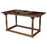 Antique Dark Bitter Cedar Center Table-
