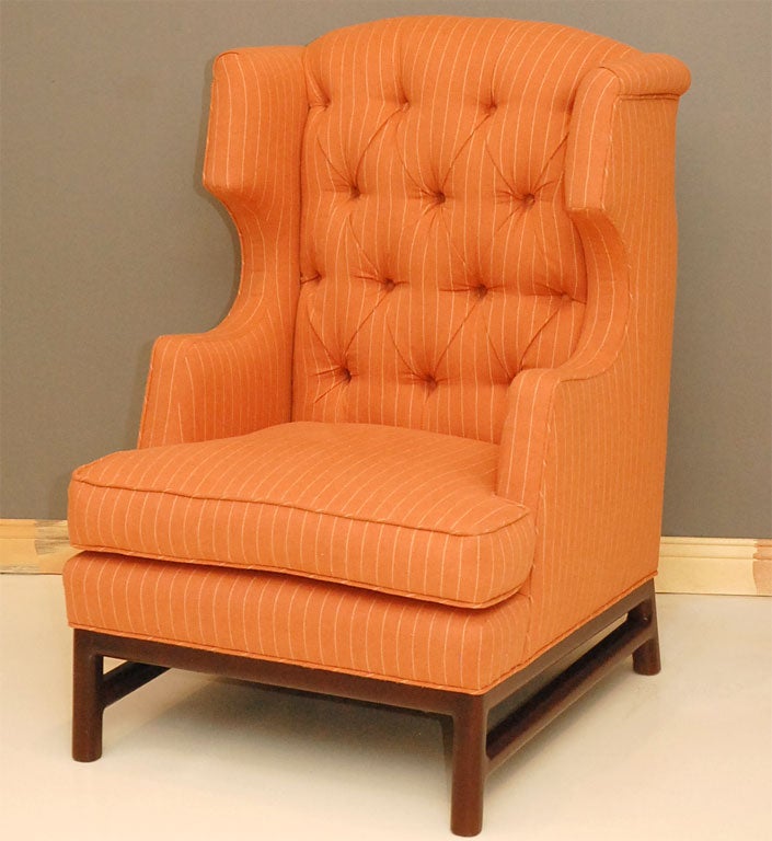 Sculptural Wing Back Chair By Lawson-Fenning