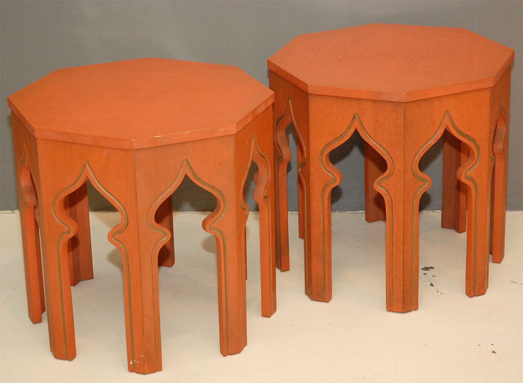 Pair Of Moroccan Tabouret Tables