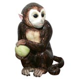 Large Ceramic Monkey