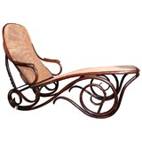 Antique Bentwood  19th century Lounge Chair by Thonet